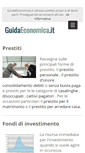 Mobile Screenshot of guidaeconomica.it