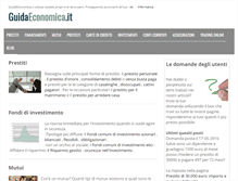 Tablet Screenshot of guidaeconomica.it